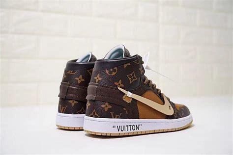 jordan 1 mid lv|louis vuitton jordan 1 forstep.